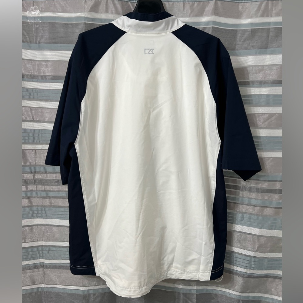 Cutter & Buck West Virginia Half-Zip WeatherTec Pullover with Mountaineers Logo - Picture 2 of 9